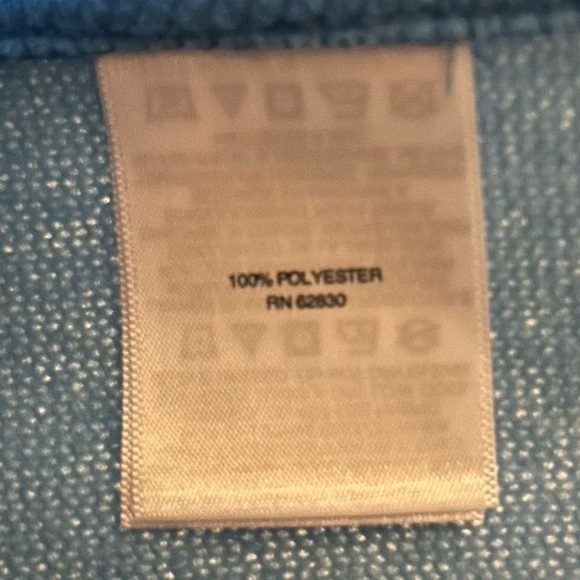 Lands' End Men's XL Tall Blue Windbreaker Vest Fleece Lined Zip Side Poc… - Picture 4 of 6